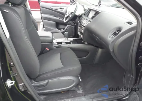 2019 Nissan Pathfinder S z USA, uszkodzony, nr VIN 5N1DR2MN1KC647836